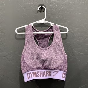 GymShark Purple Legging and Sports Bra Set